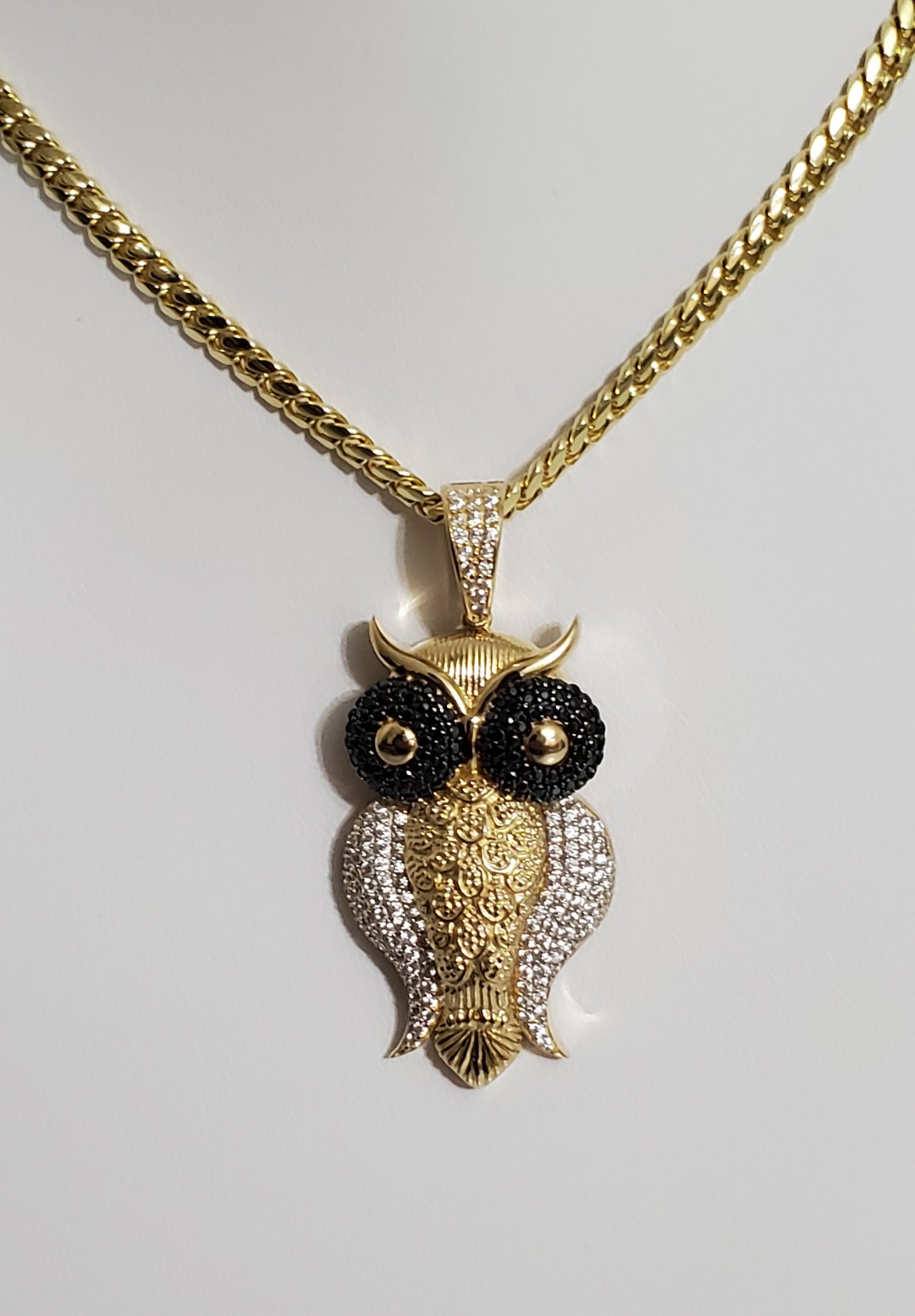 Necklace gold 14k with charm gold 14k