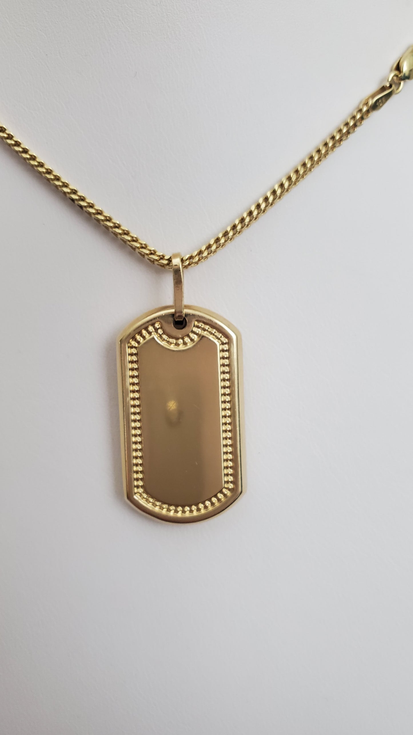 Necklace gold 10k and Charm gold 10k