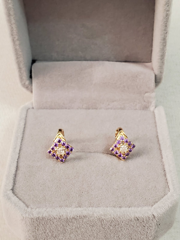 Earings gold 10k