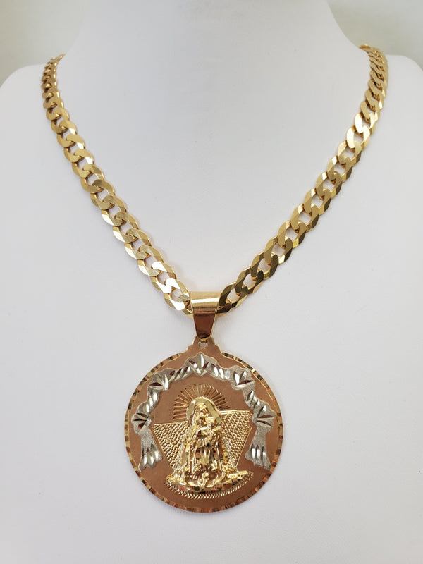 Chain with pendant gold 10k