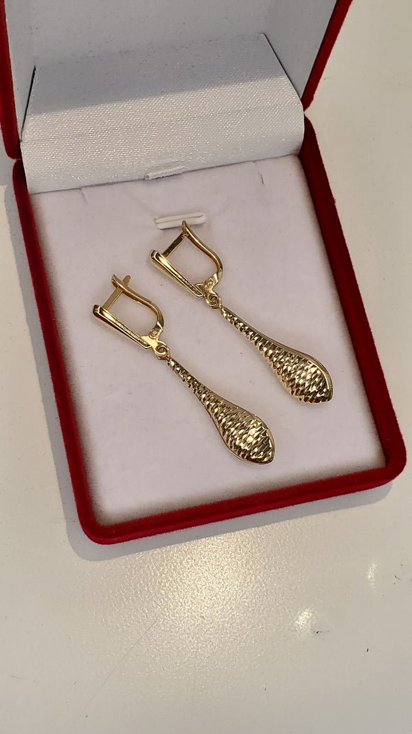 Earings gold 10k
